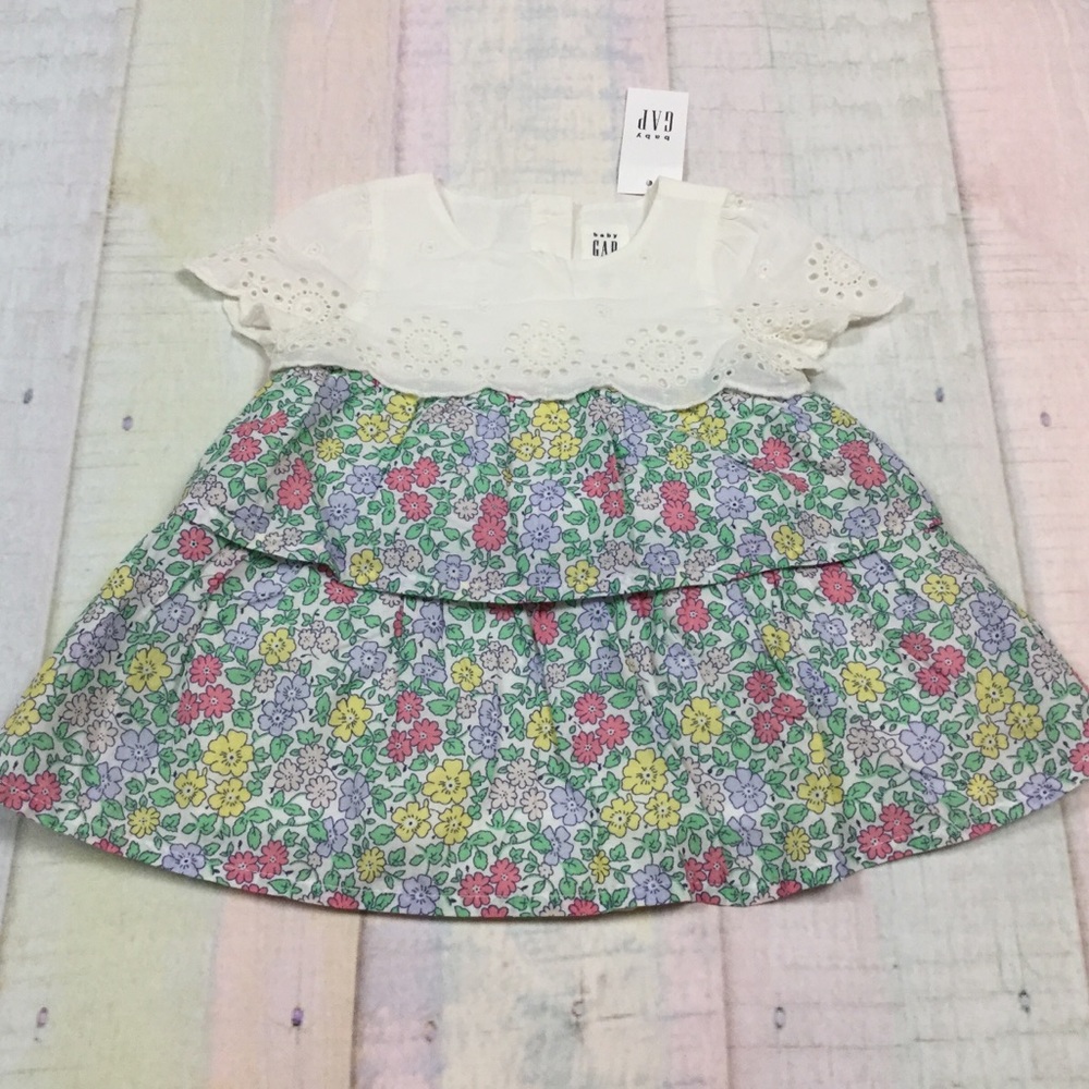 Gap Girls 0-3 Month Floral Dress & Bloomers